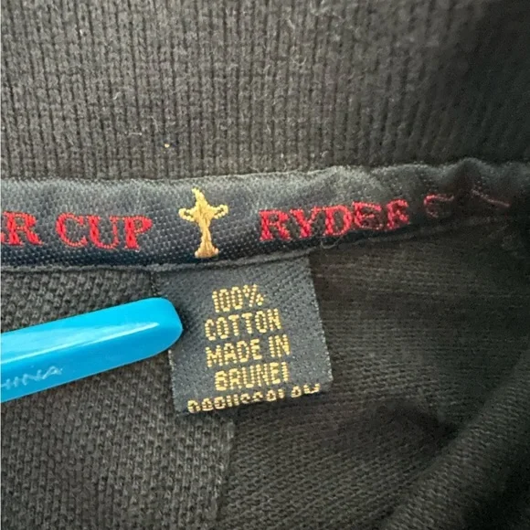 Vintage Slazenger Ryder Cup Collection Polo Shirt 2001 The Belfry Golf Size L - Picture 7 of 9
